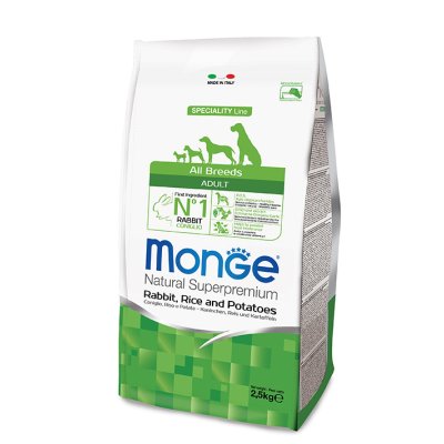 MONGE DOG Králík, rýže,brambory 15kg  26/16 - chovatelské balení - králík.jpg