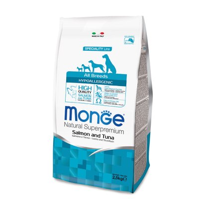MONGE DOG Hypoallergenic Ryba, rýže 15kg 24/12 - chovatelské balení - hypo.jpg