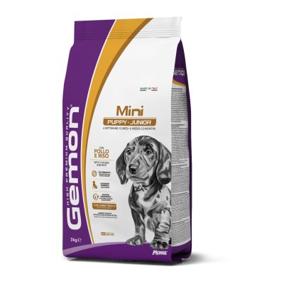 GEMON Dog Mini  Puppy & Junior - Kuře s rýží 29/15 3 kg