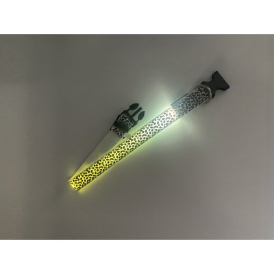 Obojek nylon LED SVĚTELNÝ ZDROJ - BÍLÝ velikost XL - 67ww.jpg