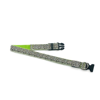 Obojek nylon LED SVĚTELNÝ ZDROJ - ZELENÝ velikost XL