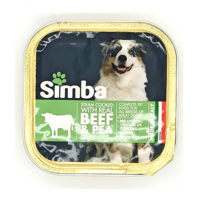 SIMBA Dog Hovězí  paštika s hráškem 150g - 3960b.jpg