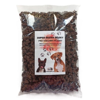 Kostičky jehněčí 10kg - poloměkký pamlsek (KARTON 5,x2kg)