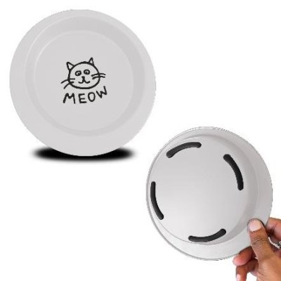 Miska OVÁL  protiskluzová - šedá 0,370l/16,5cm (216)