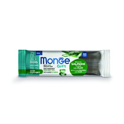 MONGE GIFT Dog  Adult masové tyčinky s čerstvým lososem a aloe  40g