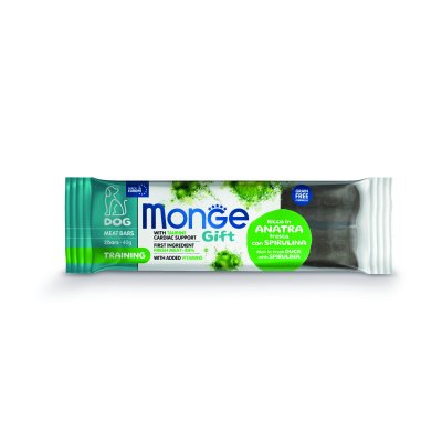 MONGE GIFT Dog  Adult masové tyčinky s čerstvým  kachním masem a spirulinou 40g