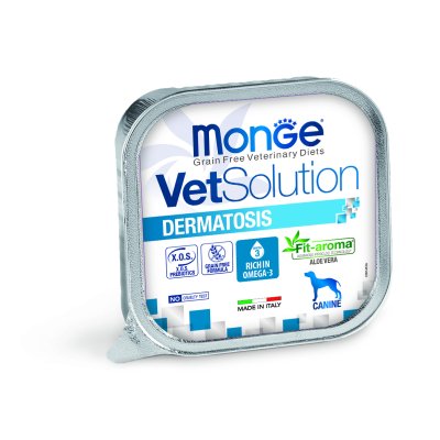 MONGE VET Dog  Dermatosis - kožní problémy 150g/24ks