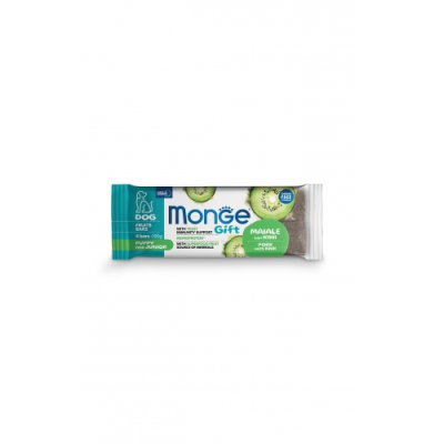 MONGE GIFT Dog  PUPPY&JUNIOR masové plátky - vepřové s kiwi  100g/16