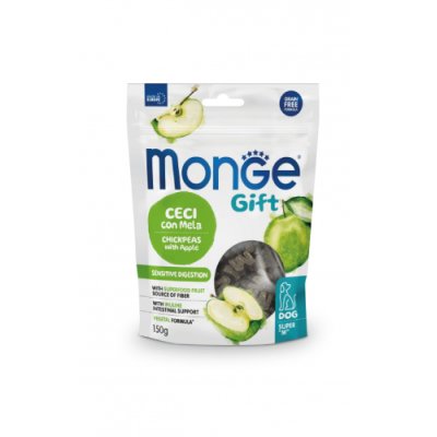 MONGE GIFT Dog  Adult "M" pamlsky - cizrna s jablkem 150g/10