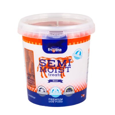 Kroužky hovězí 500g - poloměkký pamlsek